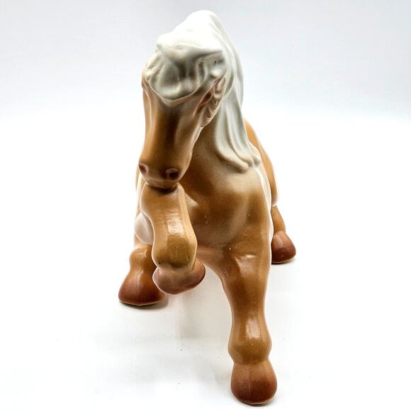 Retro Mid Century 1960s Ceramic Palamino Horse Planter Pot - Picture 7 of 9